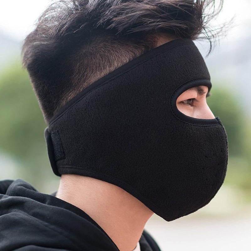 xbuk Winter Fleece Ski Mask for Women，Balaclava Face Mask Men Full Face Coverings Warm Mask，Winter Riding Windproof Mask - Image 3